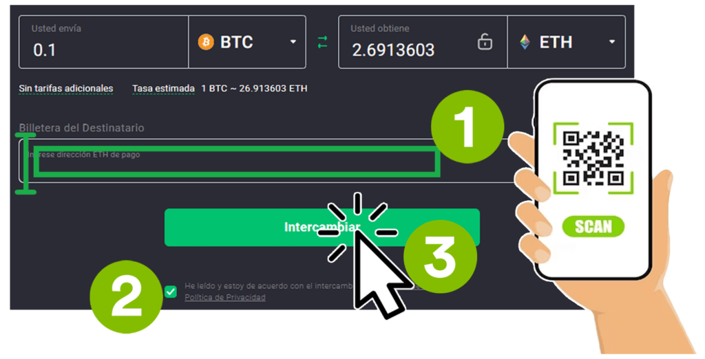 Intercambio LatinCoin Exchange - Paso 2